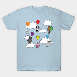 Animals with Balloons T-Shirt